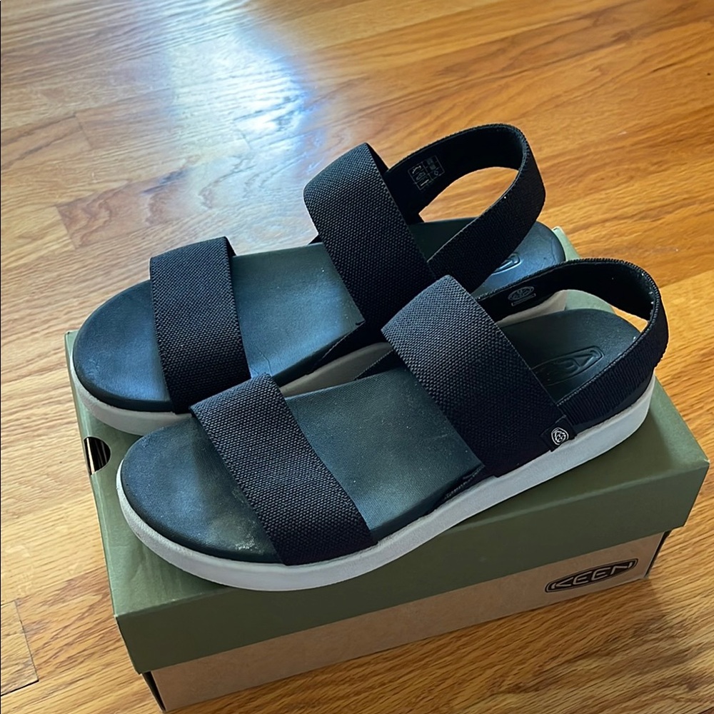 Keen Ellie Backstrap Black Sandals